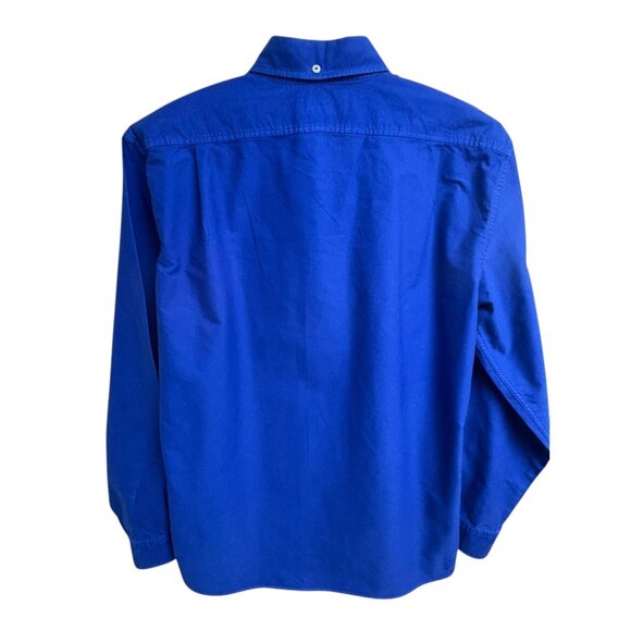 Eddie Bauer Classic Fit Cerulean Cotton‎ Button Down Long Sleeve Shirt - Picture 6 of 10